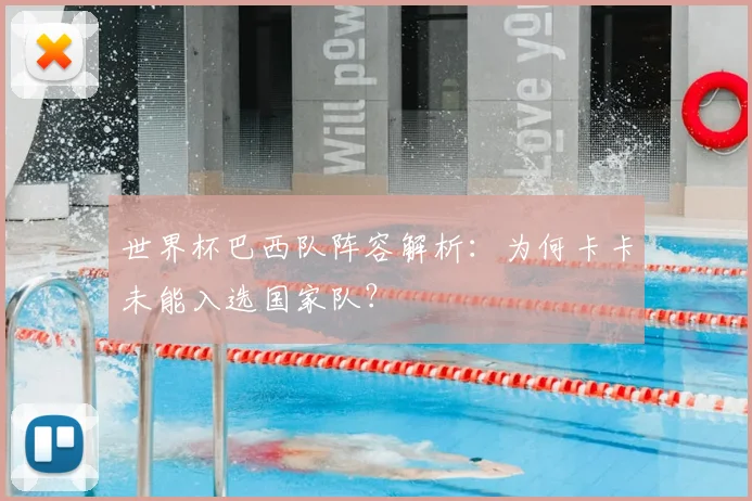 世界杯巴西队阵容解析：为何卡卡未能入选国家队？